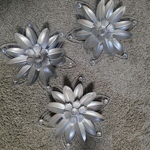 Hobby Lobby Silver Floral Wall Decor